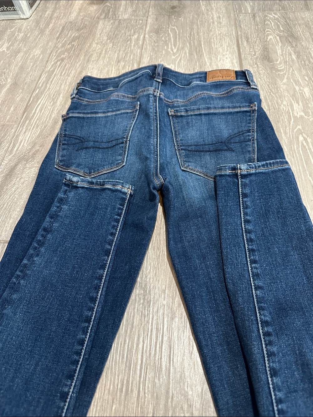 American Eagle Outfitters Dark Blue Skinny Jeans